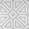 Voltaire Off-White Beaded Geometric Wallpaper