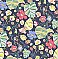 Gwyneth Navy Floral Wallpaper