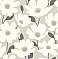 Astera Beige Floral Wallpaper