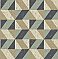 Cerium Multicolor Concrete Geometric Wallpaper