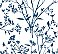 Southport Indigo Delicate Branches Wallpaper