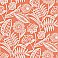 Alma Coral Tropical Floral Wallpaper