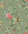 Floris Olive Woodland Floral Wallpaper