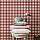 Claire Red Gingham Wallpaper