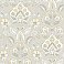 Rayleigh Grey Floral Damask Wallpaper