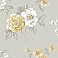 Keighley Grey Floral Wallpaper
