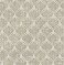 Bowery Taupe Ogee Wallpaper