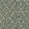 Bowery Teal Ogee Wallpaper