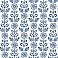 Dolly Navy Floral Wallpaper