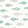 Key West Teal Sea Fish Wallpaper