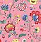 Epona Pink Floral Fantasy Wallpaper