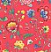 Epona Red Floral Fantasy Wallpaper