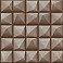 Dax Copper 3D Geometric Wallpaper