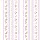 Princess Lavender Floral Stripe Wallpaper