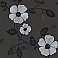 Zync Black Modern Floral Wallpaper