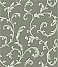 Sylvia Silver Ornate Scroll Wallpaper