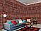 Red Brick Wall Wall Mural 8097 roomsetting