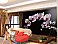 Orchids Flowers Wall Mural Roomsetting