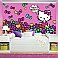HELLO KITTY BOW-TASTIC XL MURAL ROOMSETTING