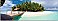 Mirihi Island Bridge Panoramic One-piece Peel & Stick Canvas Wall Mural