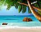 Secluded Beach Peel and Stick Wall Mural Roomsetting