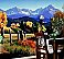 Autumn Landscape Mural WG0309M by York ROOMSETTING