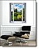 Garden Lake Window 1-Piece Peel and Stick Wall Mural Roomsetting