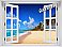 Seychelles Island Window Mural