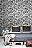 Tevye Grey Wood Geometric Wallpaper