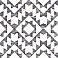 Fantine Black Geometric Wallpaper