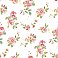 Captiva Peach Watercolor Floral Wallpaper