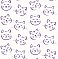 Purr Purple Cat Wallpaper