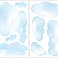 CLOUDS PEEL & STICK WALL DECALS