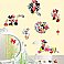 MINNIE LOVES TO SHOP PEEL & STICK WALL DECALS