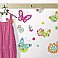 BRUSHWORK BUTTERFLY PEEL AND STICK WALL DECALS
