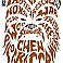 STAR WARS TYPOGRAPHIC CHEWBACCA PEEL AND STICK GIANT WALL DECALS