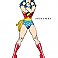 CLASSIC WONDER WOMAN PEEL AND STICK GIANT WALL DECALS