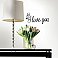 PS I LOVE YOU PEEL AND STICK WALL DECALS