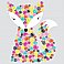 PRISMATIC FOX PEEL AND STICK GIANT WALL DECALS