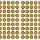 GOLD CONFETTI DOTS PEEL AND STICK WALL DECALS