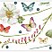 LISA AUDIT GARDEN FLOWERS PEEL AND STICK GIANT WALL DECALS