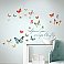 LISA AUDIT BUTTERFLY QUOTE PEEL AND STICK WALL DECALS