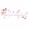 KATHY DAVIS PRETTY HEAD QUOTE PEEL AND STICK WALL DECALS
