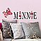 MINNIE MOUSE PERFUME PEEL AND STICK WALL DECALS