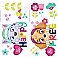 PAW PATROL SKYE AND EVEREST BE HAPPY QUOTE PEEL AND STICK WALL DECALS
