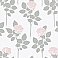Lundgren Off-White Rose Wallpaper
