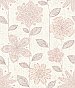 Maisie Pink Batik Flower Wallpaper