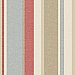 Raya Red Linen Stripe Wallpaper