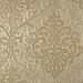 Ambrosia Brass Glitter Damask Wallpaper