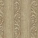 Farnworth Brass Scroll Stripe Wallpaper